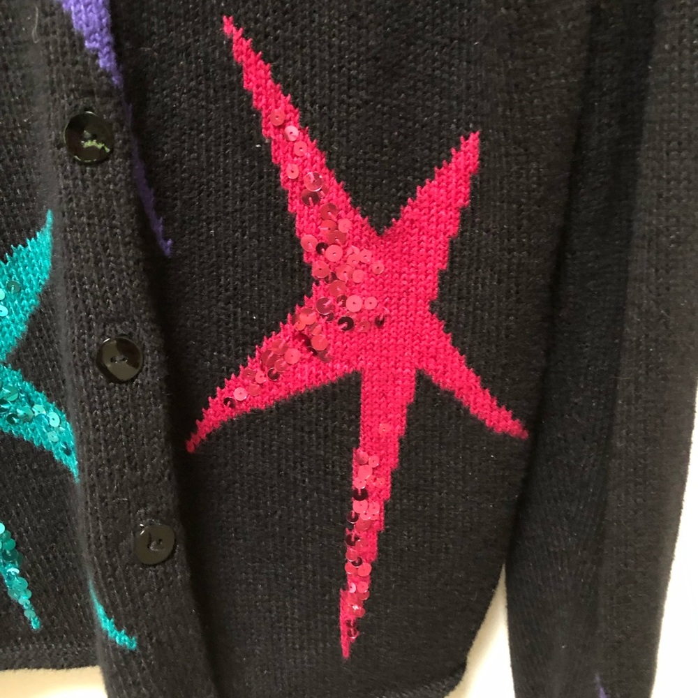 🥰🔥Fireworks 💥 Cardigan M - Picture 2 of 8